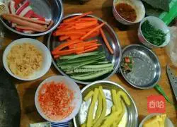 Illustration of how to make sushi 1