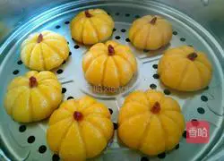 Illustration of how to make steamed pumpkin cake 12