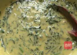 How to make spinach egg pancakes Illustration 6