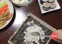 Illustration of how to make sushi 3