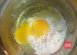 Illustration of how to make vegetable pancakes 3