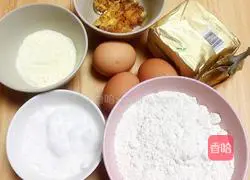 Illustration of how to make salted egg yolk soufflé 1
