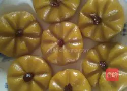 Illustration of how to make steamed pumpkin cake 4