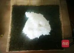 Illustration of how to make kimbap Japanese sushi 5