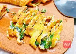 Complementary food for 9-month-old babies ~ Okra egg pancake recipe 5