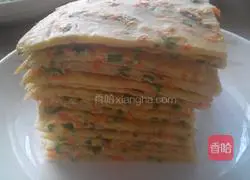 Carrot Egg Pancake Recipe Illustration 5