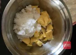 Seaweed and meat floss Sesame cake recipe 2