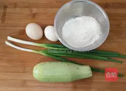Zucchini egg pancake recipe 1
