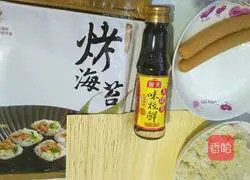 Little Bear Illustration of how to make sushi 1