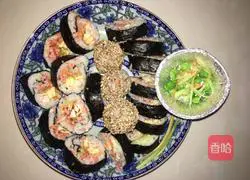 Colorful Orleans sushi roll recipe 14