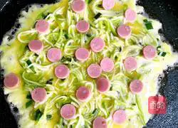 Zucchini, ham and egg pancake recipe 3