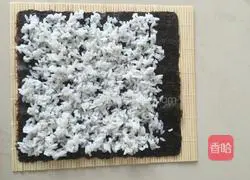 Illustration of how to make sushi 2