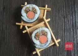 Illustration of how to make bear sushi 9