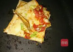 Illustration of how to make soybean pancake (Korean style focaccia) 13