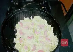 Illustration of how to make shrimp radish cake 4