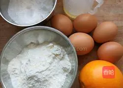 Orange sponge cake recipe 1