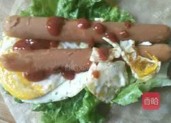 Illustration of how to make dumpling skin spring cake 10