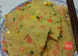 Corn Carrot Egg Pancake Recipe Illustration 10