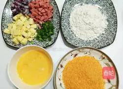 Illustration of how to make fried potato pancakes 2