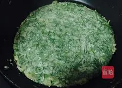 Illustration of how to make fennel, egg, red bean and barley cake 3