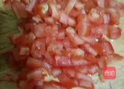 Illustration of how to make tomato egg pancake 1