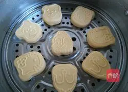 Illustration of how to make cartoon pumpkin cake 15