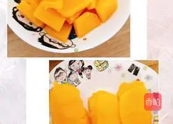 Illustration of how to make mango layer cake 7