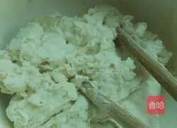 Illustration of how to make scallion pancakes 1