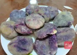 Cheese Purple Sweet Potato Cake Recipe Illustration 6