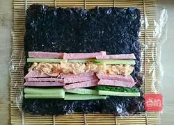 Sakura Sushi Illustration of how to do it 8