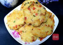 Illustration of how to make egg rice cake 7