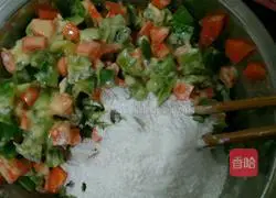 Vegetable egg pancake recipe 4