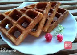 Illustration of how to make original waffles 4