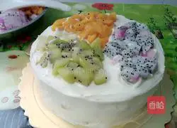 Fruit Cream Cake recipe illustration 9