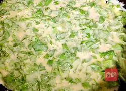 Celery Leaf Egg Pancake Recipe Illustration 4