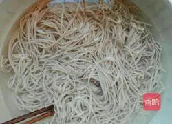Illustration of how to make soba noodles 4