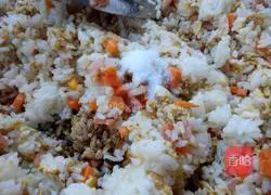 Bacon and egg fried rice Practice illustration 6