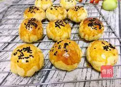 Illustration of making red bean paste cake 18