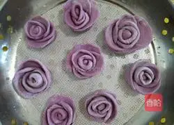 Illustration of how to make purple sweet potato buns 8