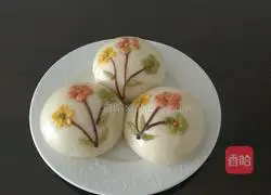 Spring Blossoms Steamed Bun Recipe Illustration 14