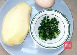 Illustration of how to make homemade potato cakes 1