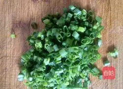 Illustration of how to make scallion sesame oil cake 4