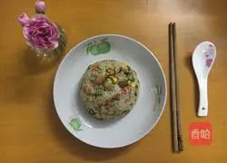 Rainbow Fried Rice Recipe Illustration 7