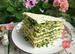 Wild Garlic Egg Vegetable Pancake Recipe Illustration 16