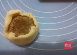 Illustration of how to make mung bean cake 13