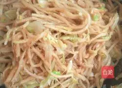 Illustration of how to make vegetarian fried pancakes 6