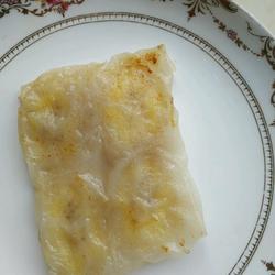 Banana wrapped in dumpling skin