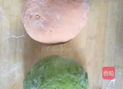 Illustration of how to make vegetable steamed buns 1