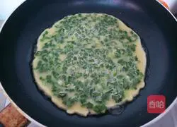 Illustration of how to make chive egg pancake 6