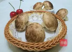 Mushroom small Illustration of how to make steamed buns 12